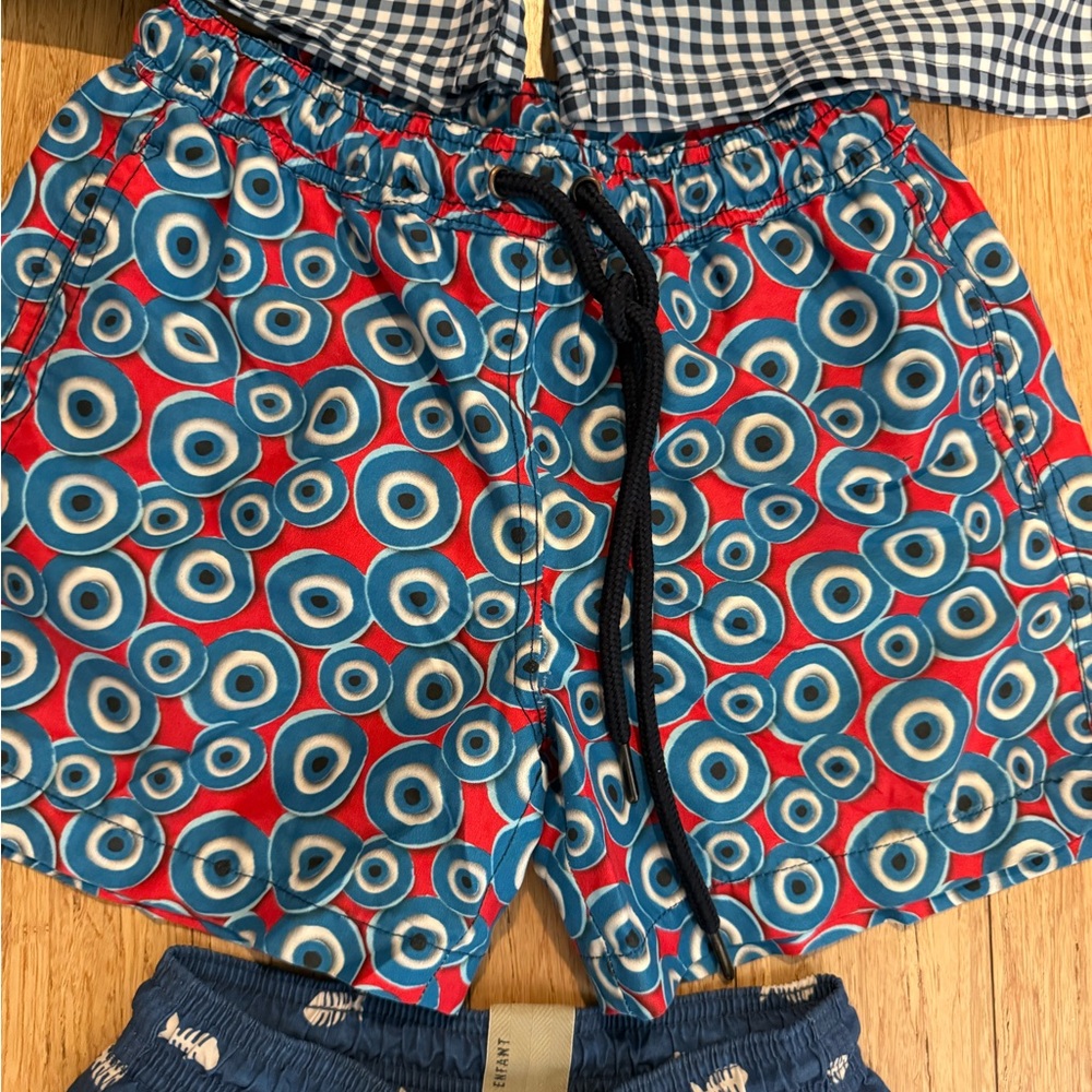 Greek Evil Eye Swim Trunks